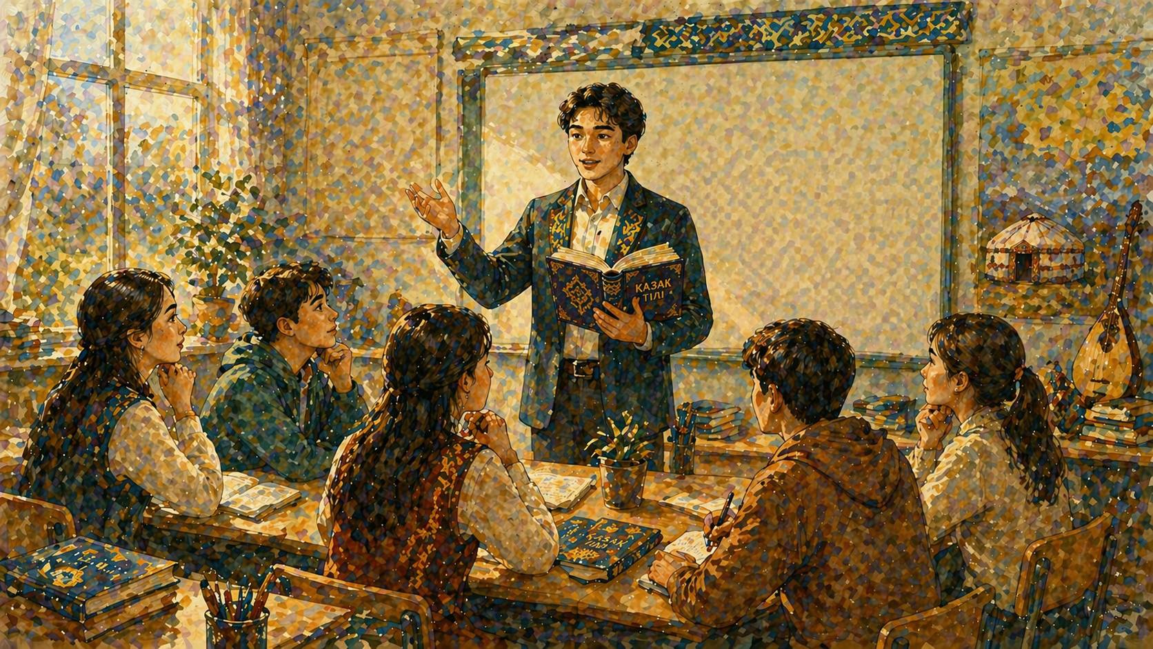 Мен айтып тұрмын, сен тыңдап отырсың