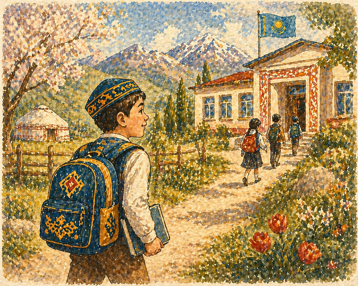 Мектепке барамын